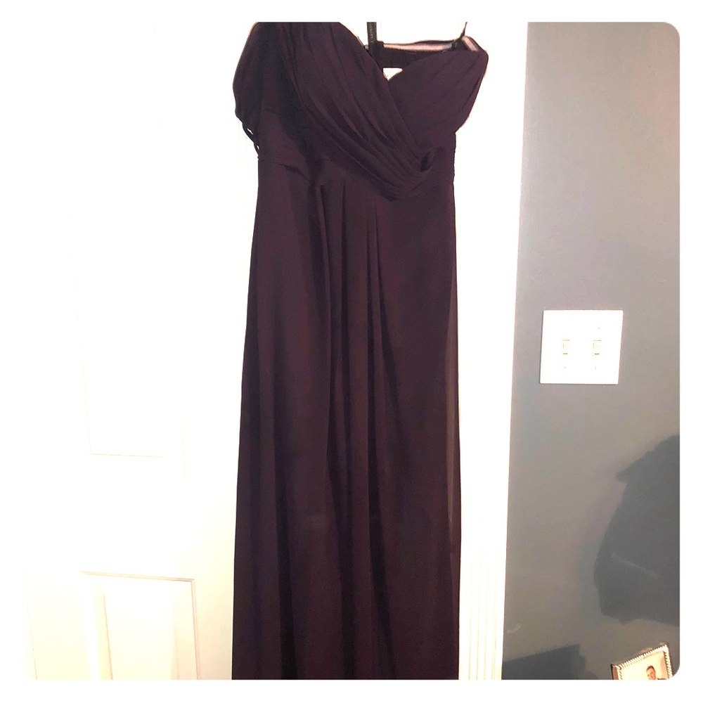 Bill levkoff purple gown / bridesmaid dress